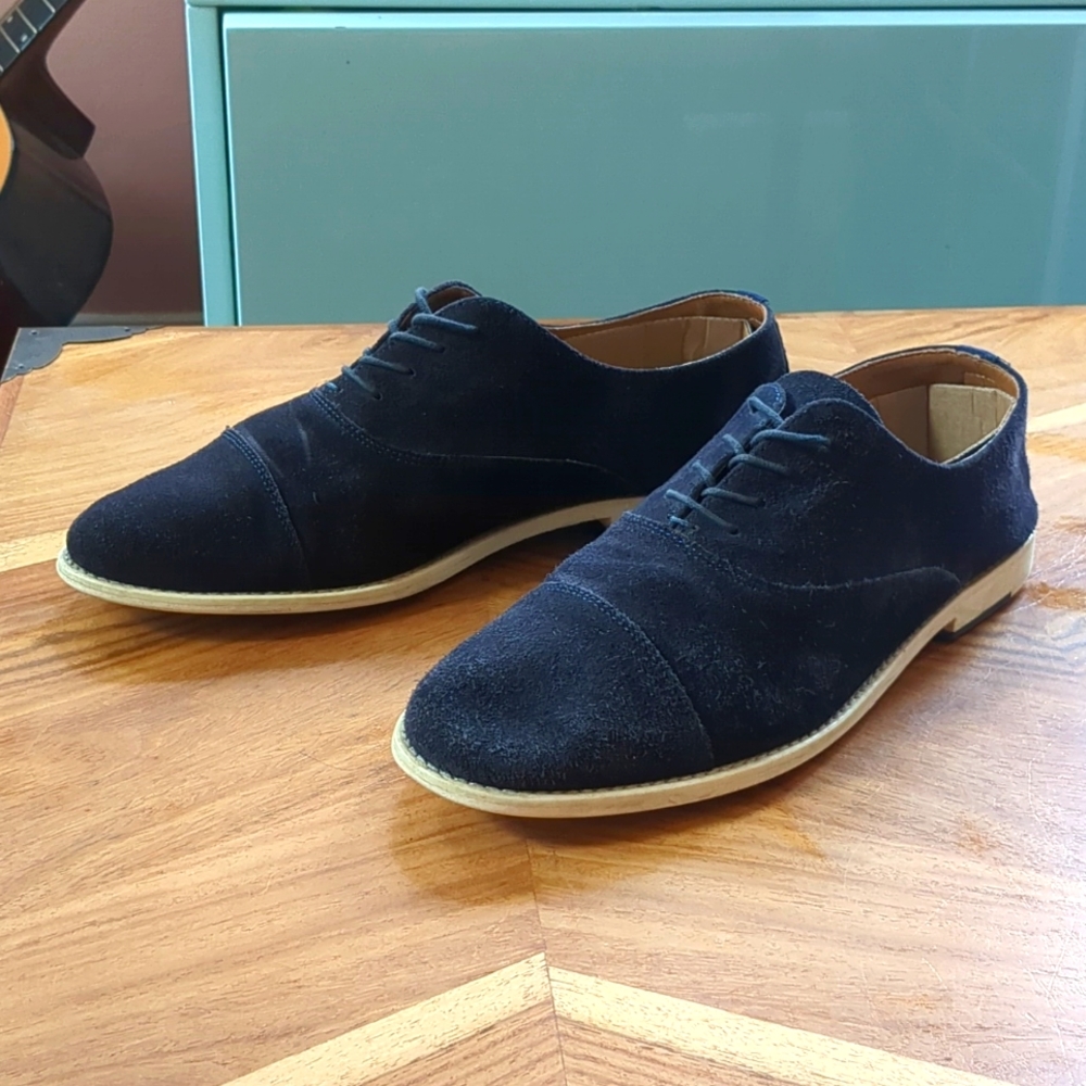 Men's navy blue Aldo loafers
